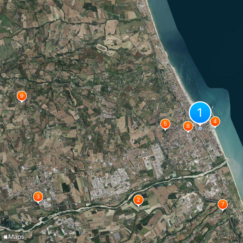 Civitanova Marche Kaart