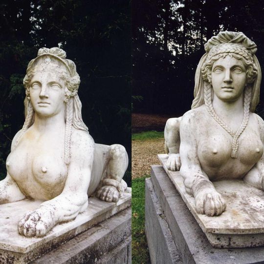 Broekhuizen: twee tuinbeelden