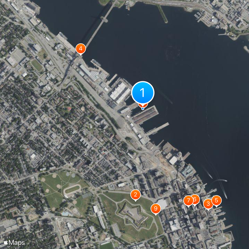 CFB Halifax Map