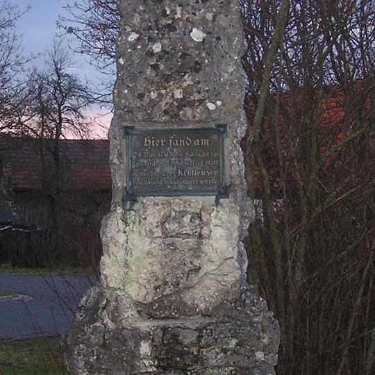 Gedenkstein zur Erinnerung an den Spanischen Erbfolgekrieg in Neuhaus an der Pegnitz