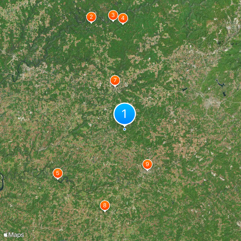 Western Pennsylvania Map