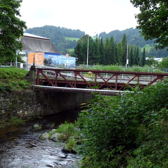 Bridge over the Bělá river in Jeseník