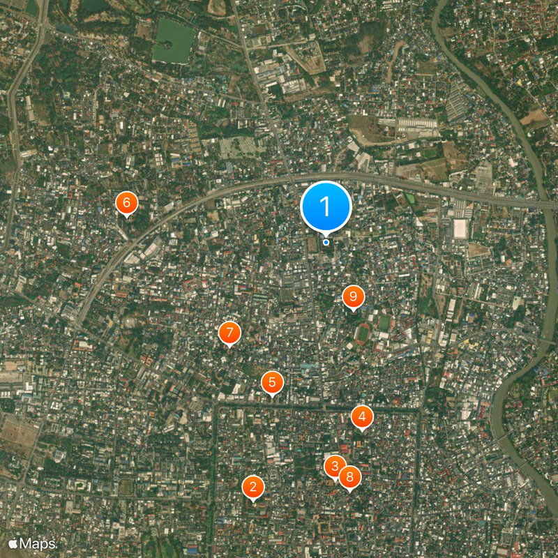 Chiang Mai Rajabhat University Map