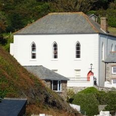 Portloe Methodist Church Including Front Wall And Railings