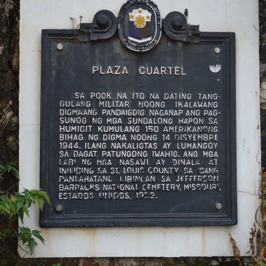 Plaza Cuartel historical marker