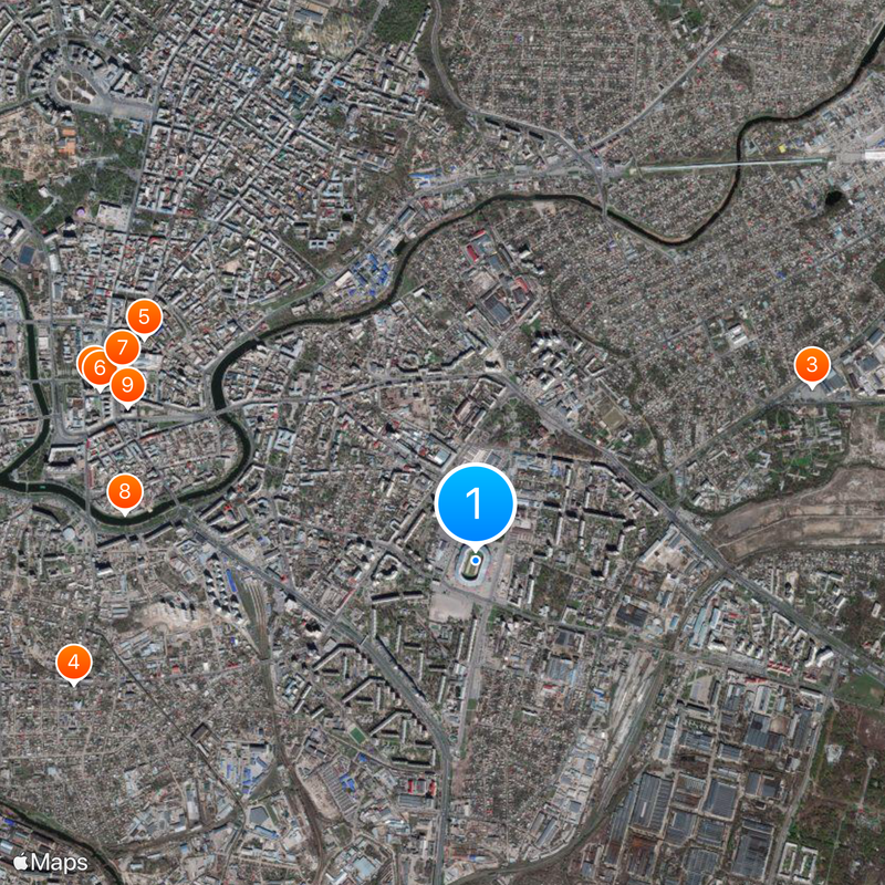 Metalist Stadium Map