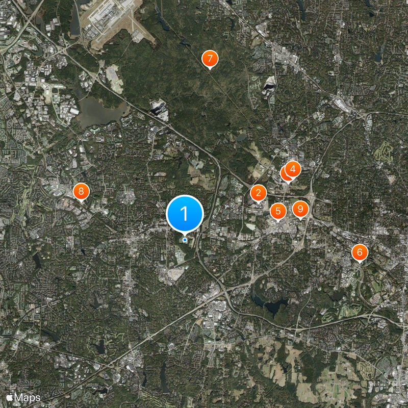 WakeMed Soccer Park Mappa