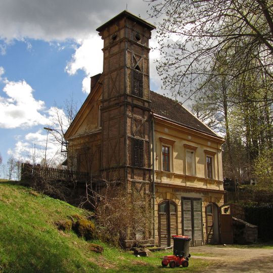 Feuerwehrhaus der Firma Backhausen