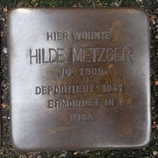 Stolperstein à la mémoire de Hilde Metzger