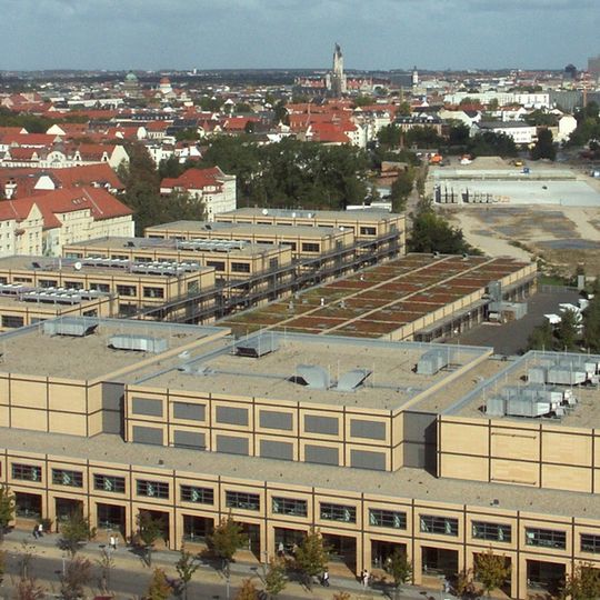 Erweiterungsgelände des Schlacht- u. Viehhofes Seit 2000 Gelände der Media City Leipzig Altenburger Straße 5