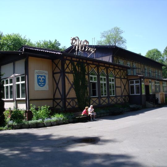 Wrzos pavilion in Goczałkowice-Zdrój