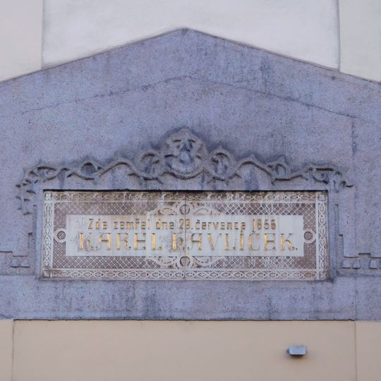 Plaque to Karel Havlíček Borovský
