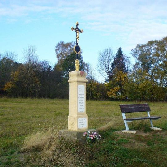 Kříž u osady Nová Ves severně od Rybniště