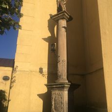 Socha sv. Jakuba na morovém sloupu v Příbrami