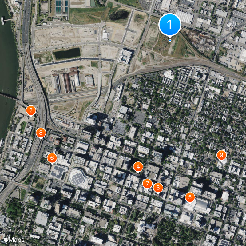 Railyards Stadium Map