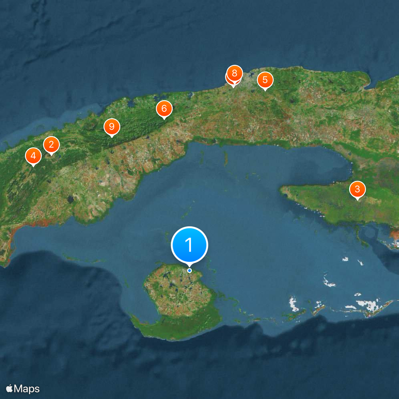 Presidio Modelo Mappa