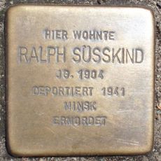 Stolperstein em memória de Ralph Süsskind