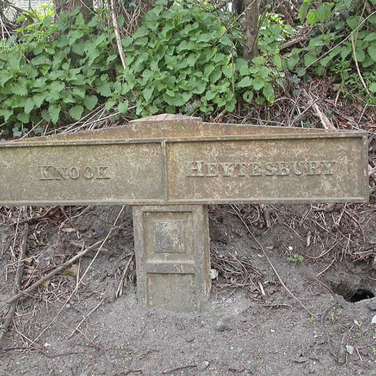 Boundary Post Opposite Junction With B390