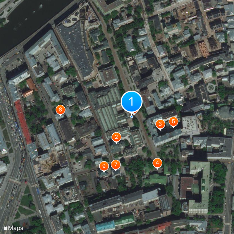 Galerie Tretiakov Carte