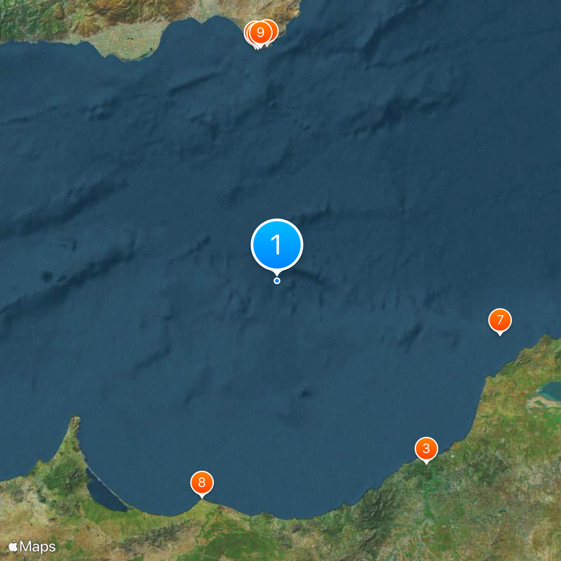 Algeria–Morocco border Map