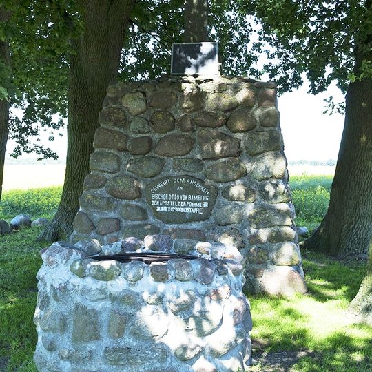 Otto of Bamberg water well in Cerkwica