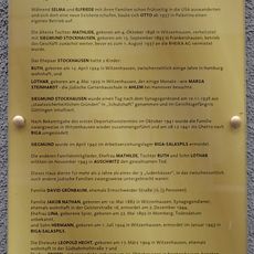 Commemorative plaque