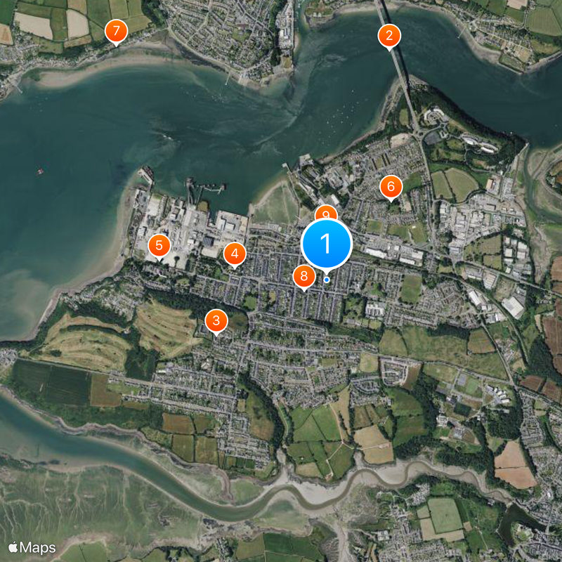 Pembroke Dock Map