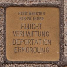 Stolperstein Hamburgische Staatsoper