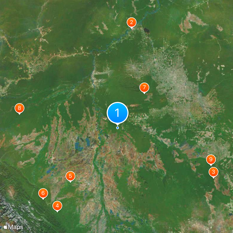 Real Forte Príncipe da Beira Mapa