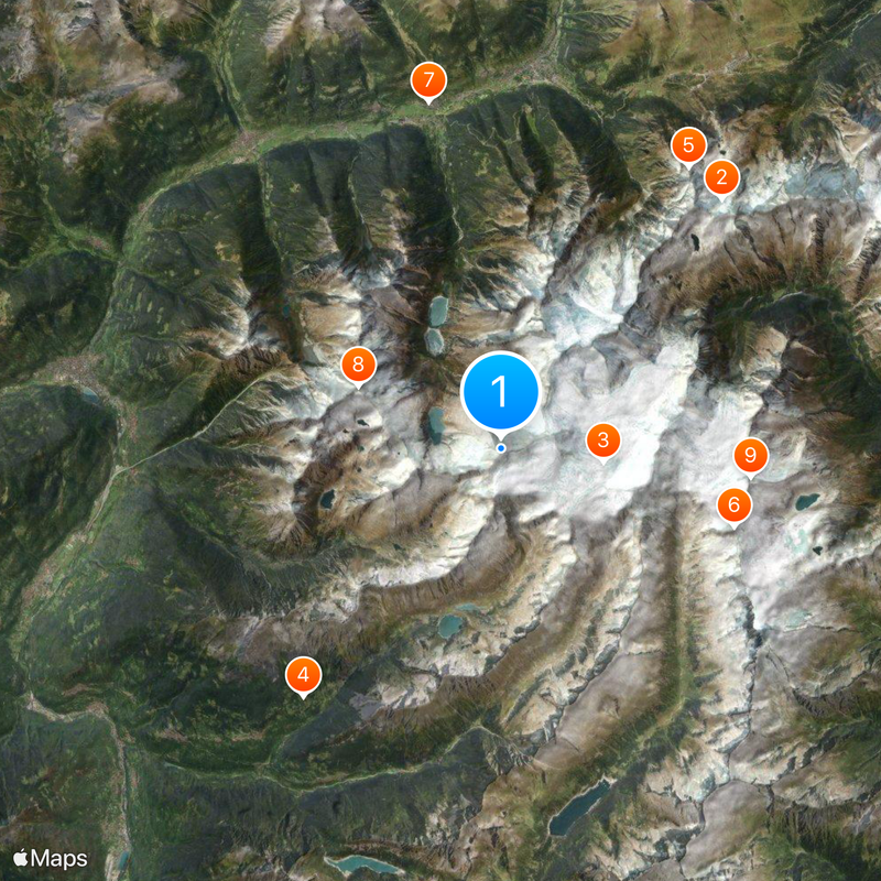 Mount Adamello Map