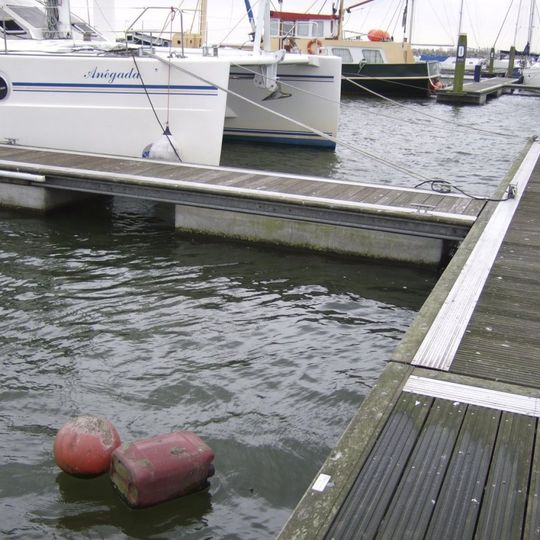 Terrein waarin het wrak van een zeventiende-eeuws waterschip is gelegen
