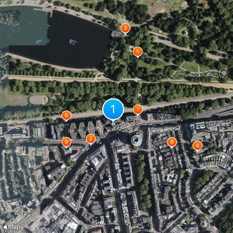 Dinner by Heston Blumenthal Map