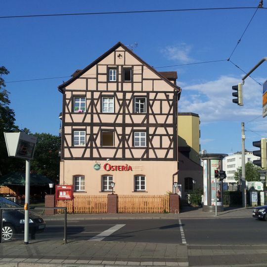 Ehemaliger Herrensitz Holzschuher Jagdschloss, später Gasthaus Volksgarten