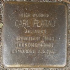Stolperstein dedicated to Carl Flatau