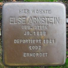 Stolperstein dedicated to Else Arnstein