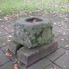 Plague Stone In Grounds Of Greengarth Old People's Home