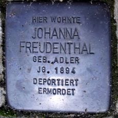 Stolperstein dedicated to Johanna Freudenthal