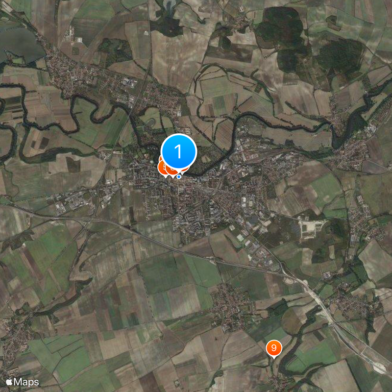 Louny Map