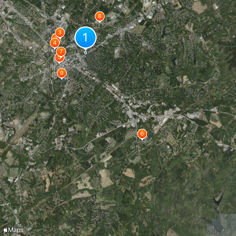 Converse University Mapa