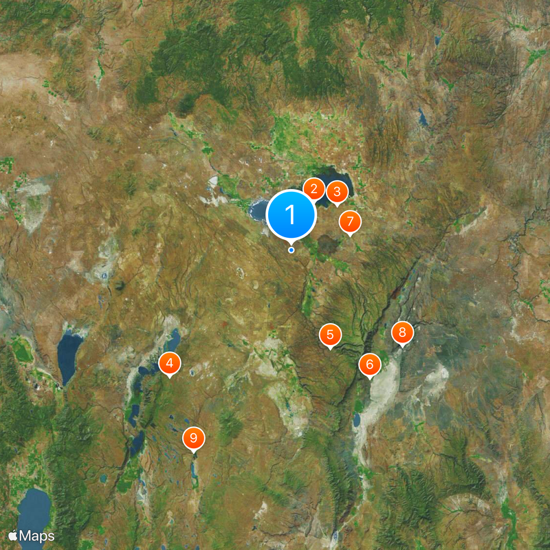 Comté de Harney Carte