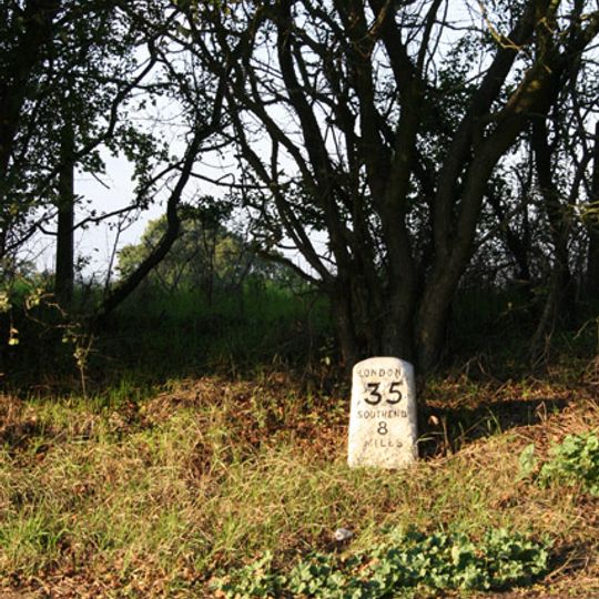 Milestone On North Verse Near Crown Of Hill