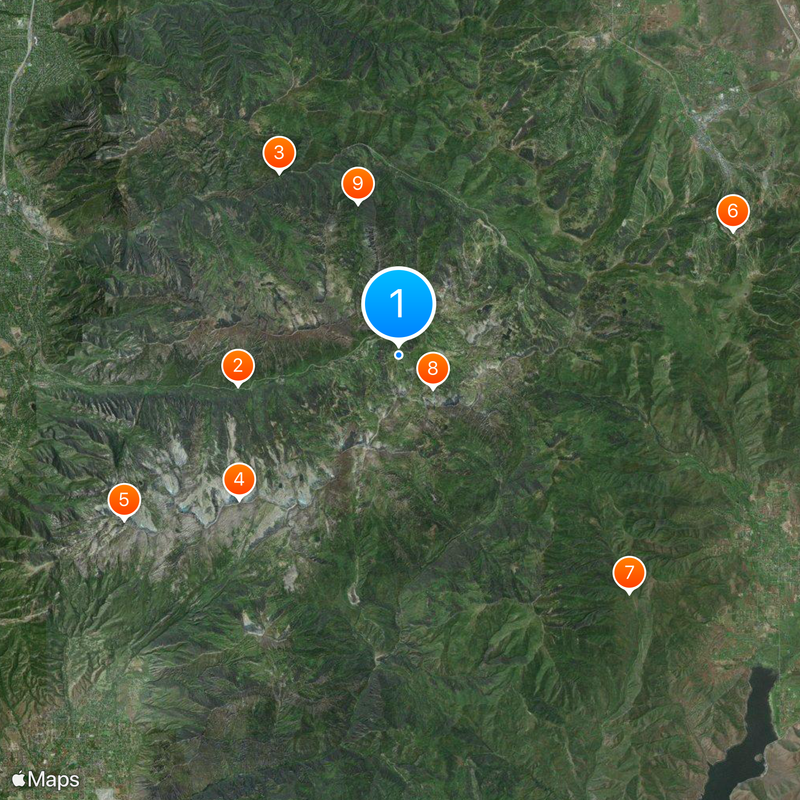 Alta Ski Area Map