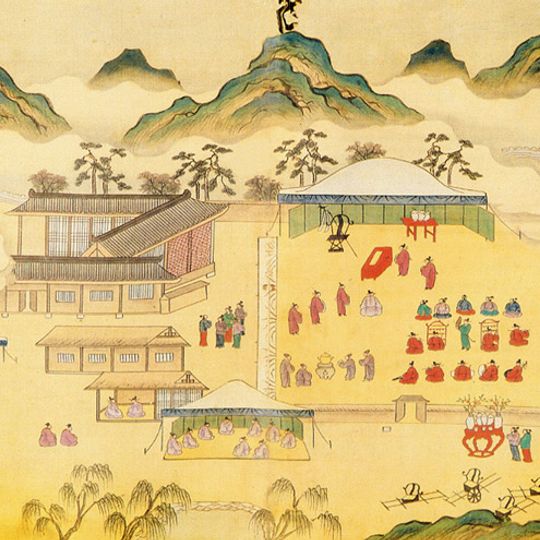 이경석 궤장 및 사궤장 연회도 화첩