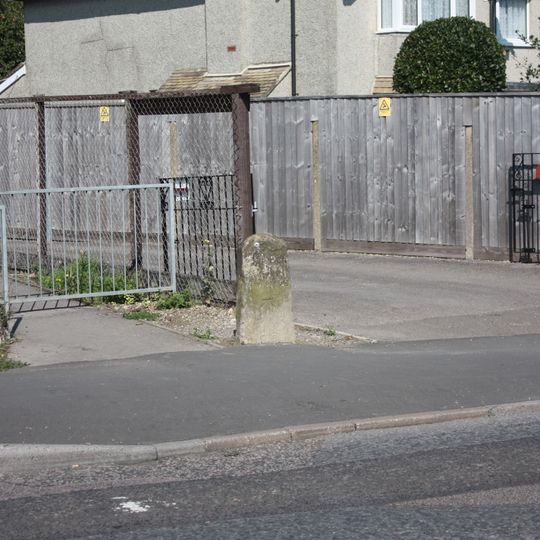Milestone Opposite St Philip's Road