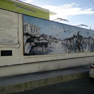 Fresque murale en hommage aux victimes de mai 1967