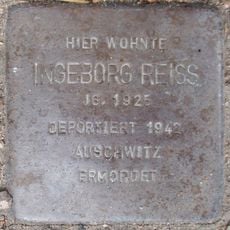 Stolperstein dedicated to Ingeborg Reiss