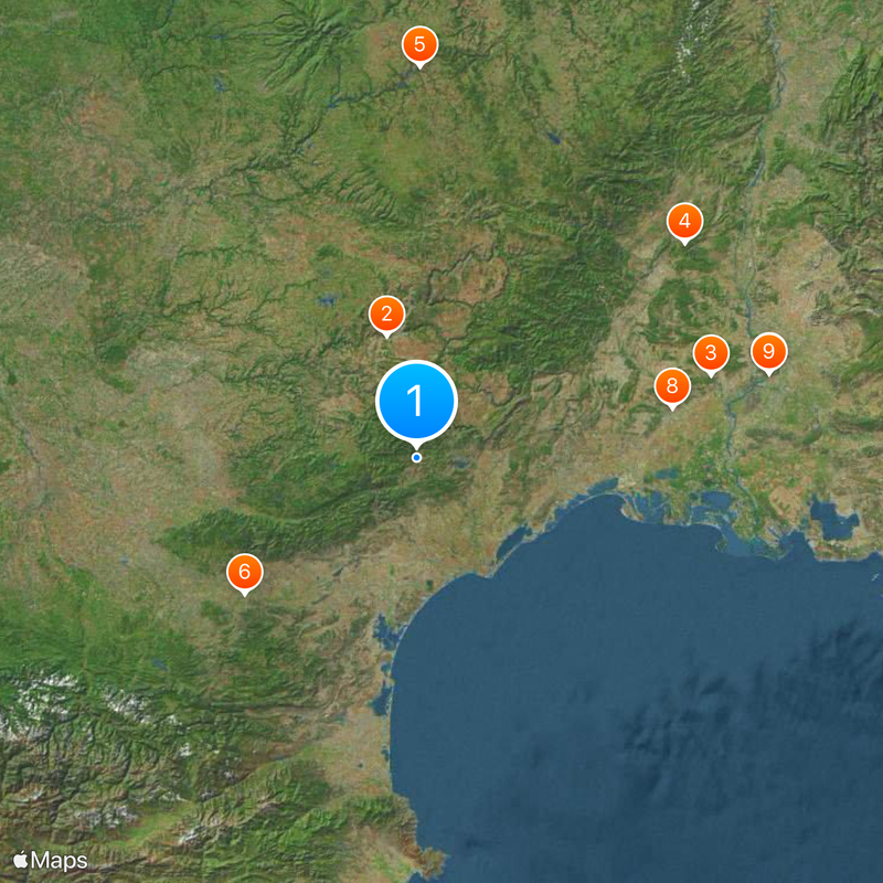 Languedoc-Roussillon Map