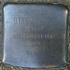 Stolperstein dedicated to Otto Meyer