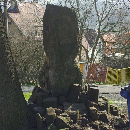 Pomník Ludvíka Jahna v Jílovém u Děčína