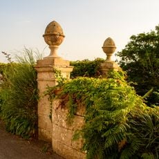 Gatepiers And Gates At Rear Entrance To The Manor Office Qv. West End